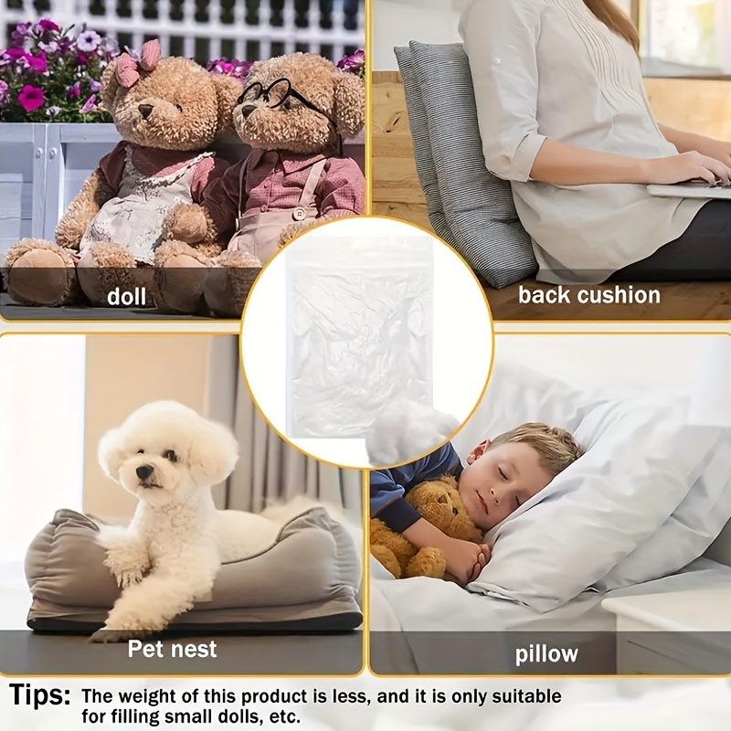 Poly Fill Stuffing Toys Fiber Bag Premium Filler Pillow Craft Home Box 5  Lbs NEW