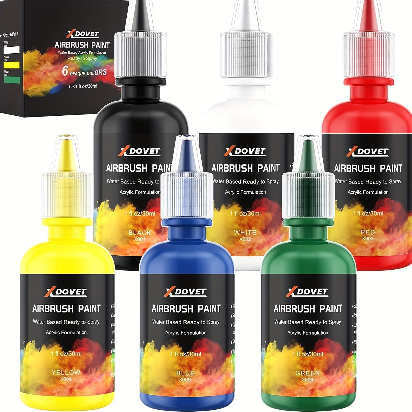 Water Based Acrylic Paints Airbrush