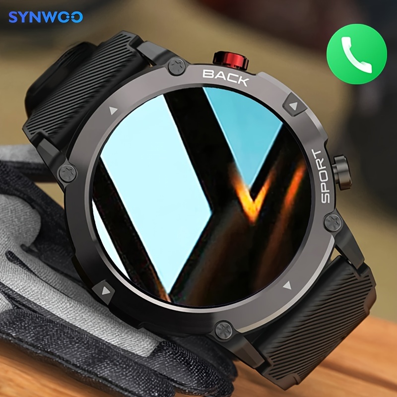  Reloj inteligente para mujer (esfera de recepción de llamadas  Bluetooth), relojes inteligentes para teléfonos Android iOS 1.32 pulgadas  HD Smartwatch con control de voz AI, monitor de sueño de frecuencia  cardíaca