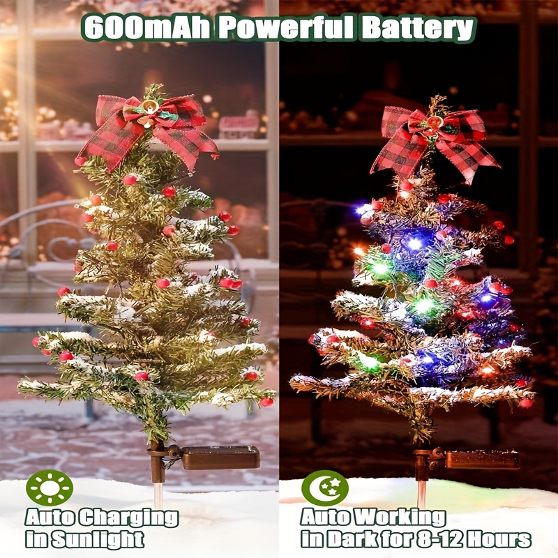 Small solar 2024 christmas tree