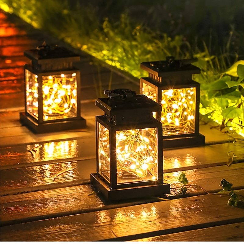 Décoration de jardin Bougie Solaire LED Lampe