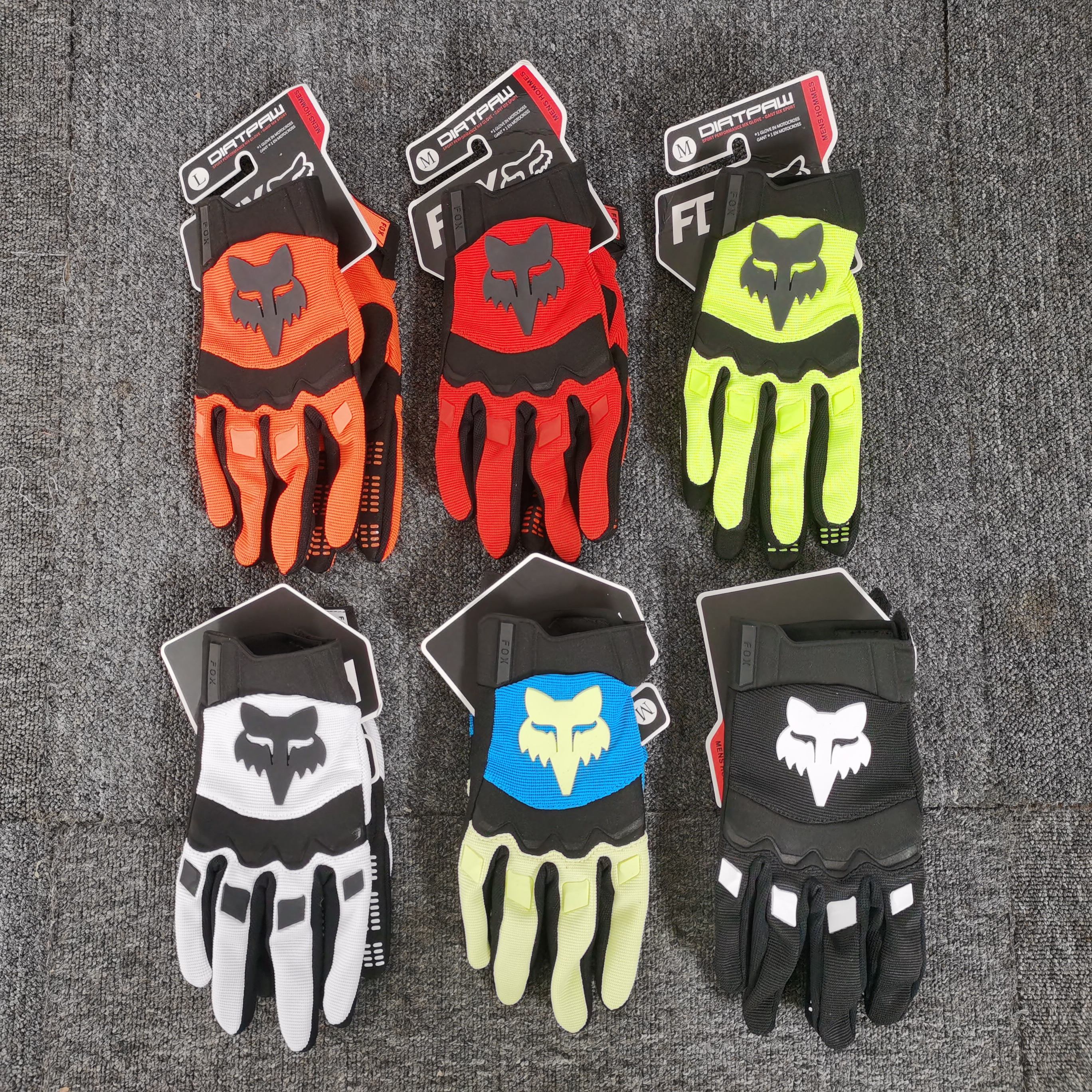  Guantes de motocicleta para niños, guantes de dedo completo,  para jóvenes, para motocross, carreras de motos : Automotriz