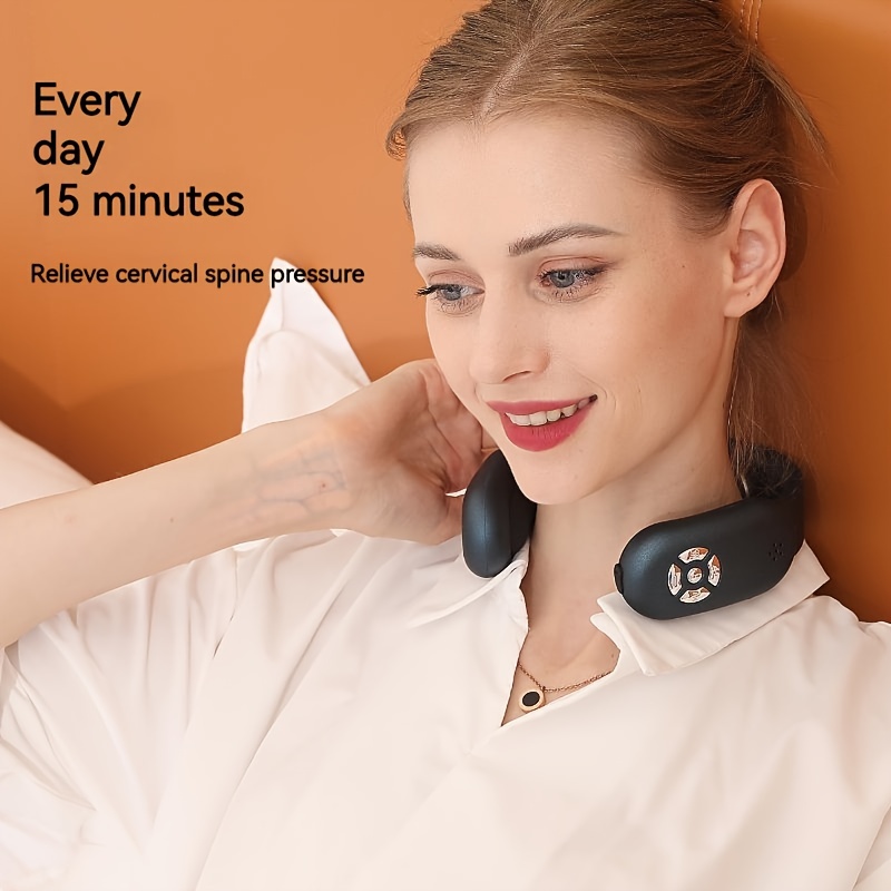 EMS Electric Pulse Neck Massager Cordless Intelligent with Heat