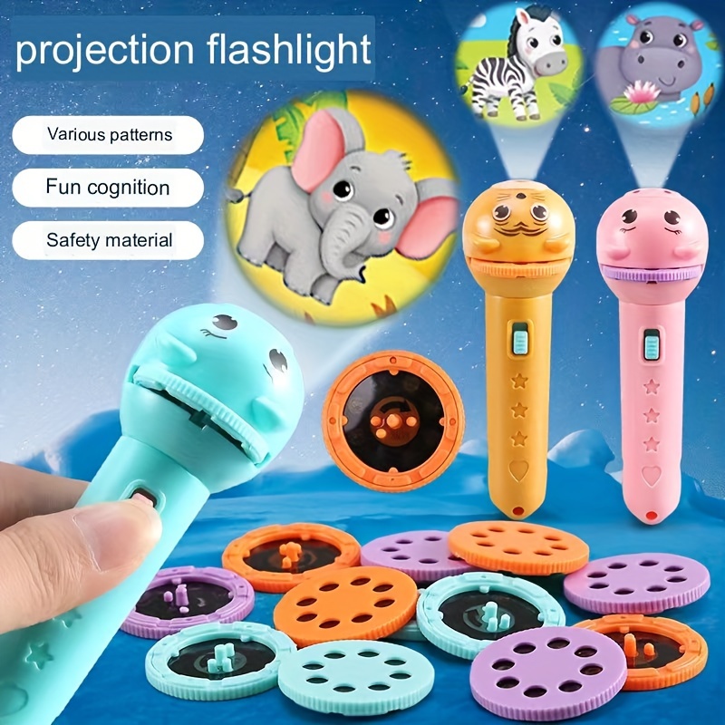 Children's Flashlight Projector with 40 Patterns, Educational Toy