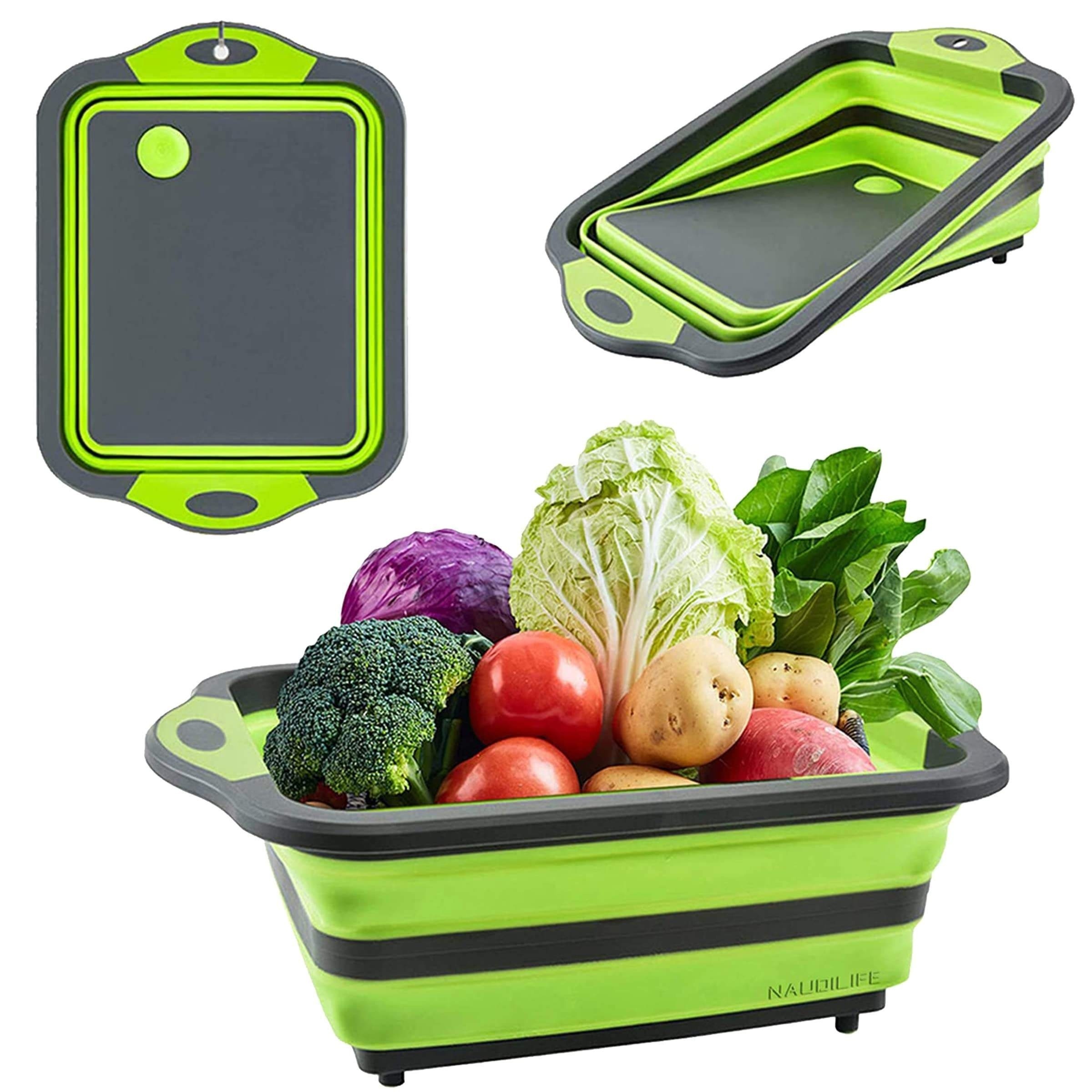 1pc 3-in-1 Multifunctional Folding Cutting Board For Home Kitchen