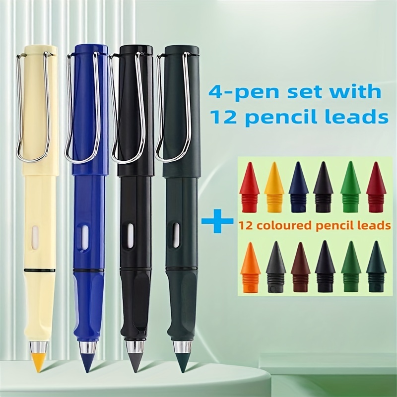 Color Pencils Pencil Colored Eternity Pencil 12 Colors - Temu