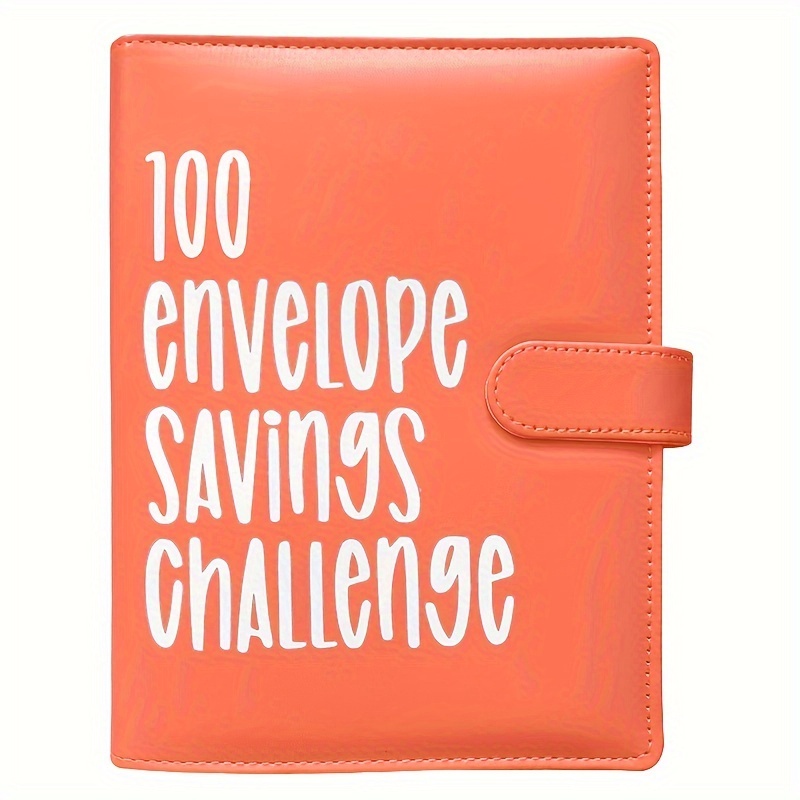 Carpeta Desafíos 100 Sobres Dé Ahorro Dinero A5 Sobres - Temu