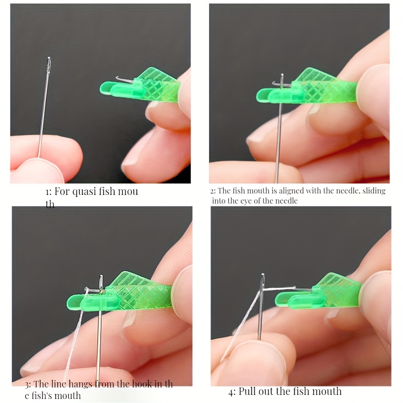 20pcs Sewing Machine Needle Threaders Fish Type Needle Threader