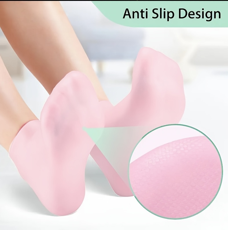 1Pair Moisturizing Socks, Silicone Socks Aloe Socks Gel Socks For