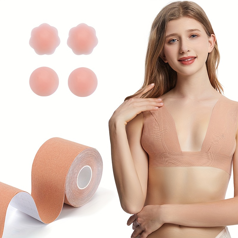 Invisible Breast Lifting Tape Breathable Breast Support Tape - Temu
