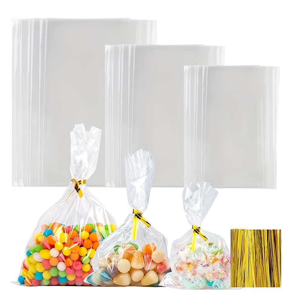 CLEAR CELLO BAGS CELLOPHANE LOLLIPOPS CAKE POPS SWEETS PARTY