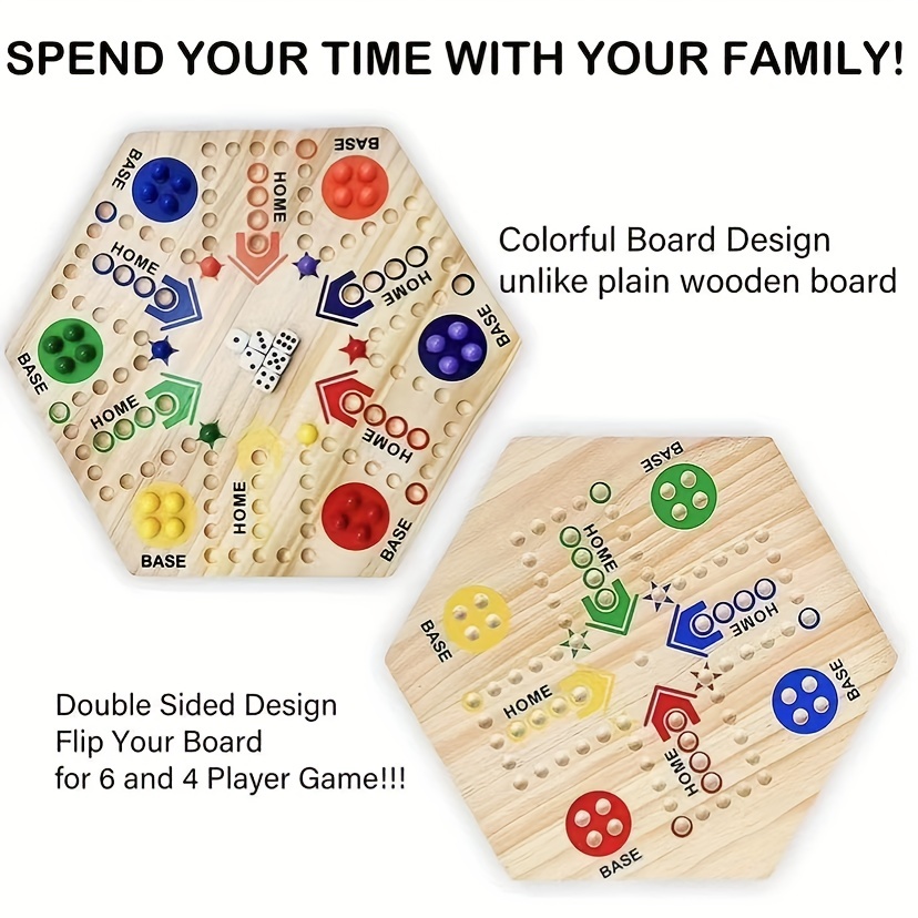 Ludo Wooden Classic Game -  Israel