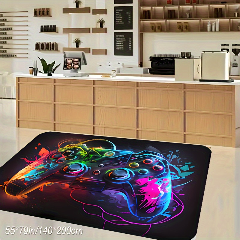 

Game Handle Earth Blanket Area Rug Decorative Doormat Living Room Bedroom Machine Washable Non-slip Backing Study Entry Hotel Indoor Decorative Carpet Floor Mat For Hotel