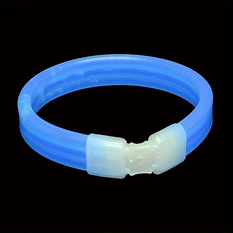 Halloween Flat Glossy Glowing Plastic Bracelet Concert Bar - Temu