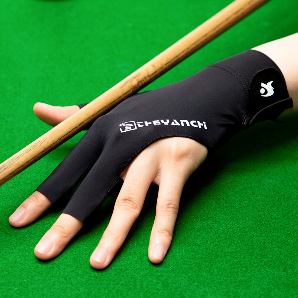 Billiards Gloves 3 Fingers Billiard Cue Glove For Shooters - Temu