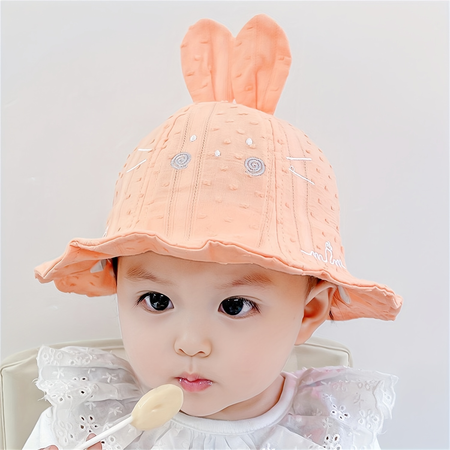 Chapeau De Seau Réversible Fleuri - Un Côté Noir, Un Côté Motif, Taille Unique, Coton