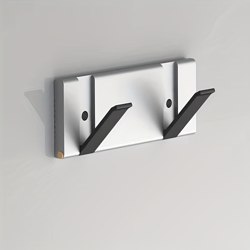 Modern Hanging Hooks For Wall Aluminium Black Towel Holder - Temu