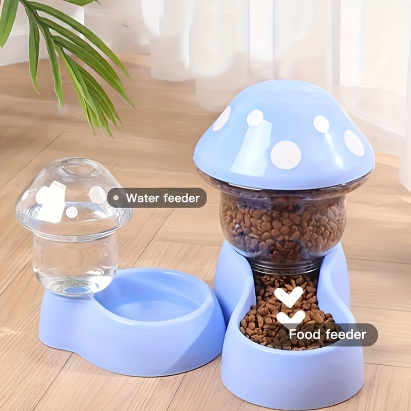 2pcs Dispensador Automático Comida Mascotas Dispensador Agua - Temu Chile