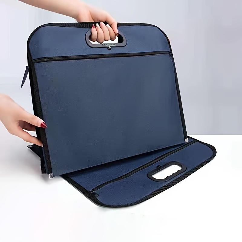 Oxford Cloth Art Portfolio Case Portable Art Portfolio Bag - Temu