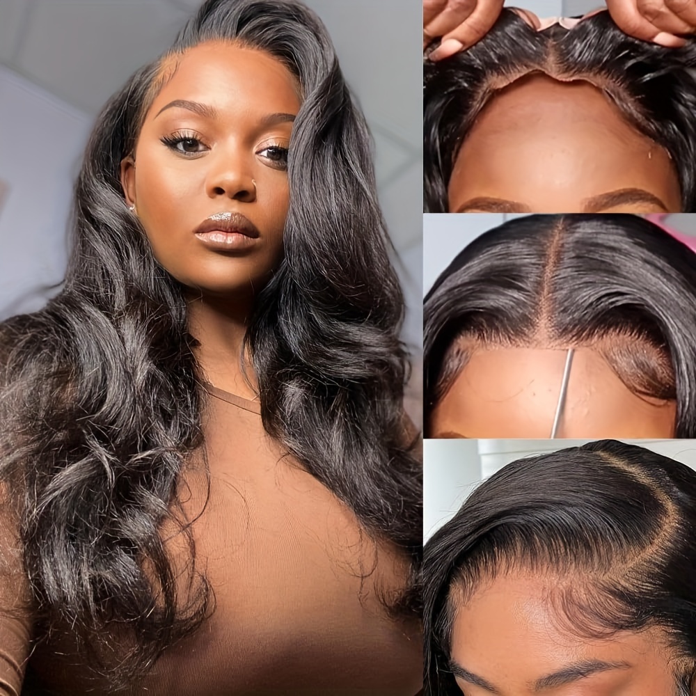 

5x5 Lace Closure Wigs Human Hair Glueless Wigs Human Hair Pre Plucked 180% Density Body Wave Wig Brazilian Human Hair Wigs For Women 20-30 Inch