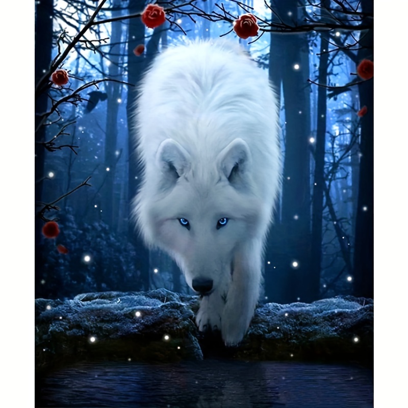 Arctic Fox - Full Round - Diamond Painting (40*60cm)