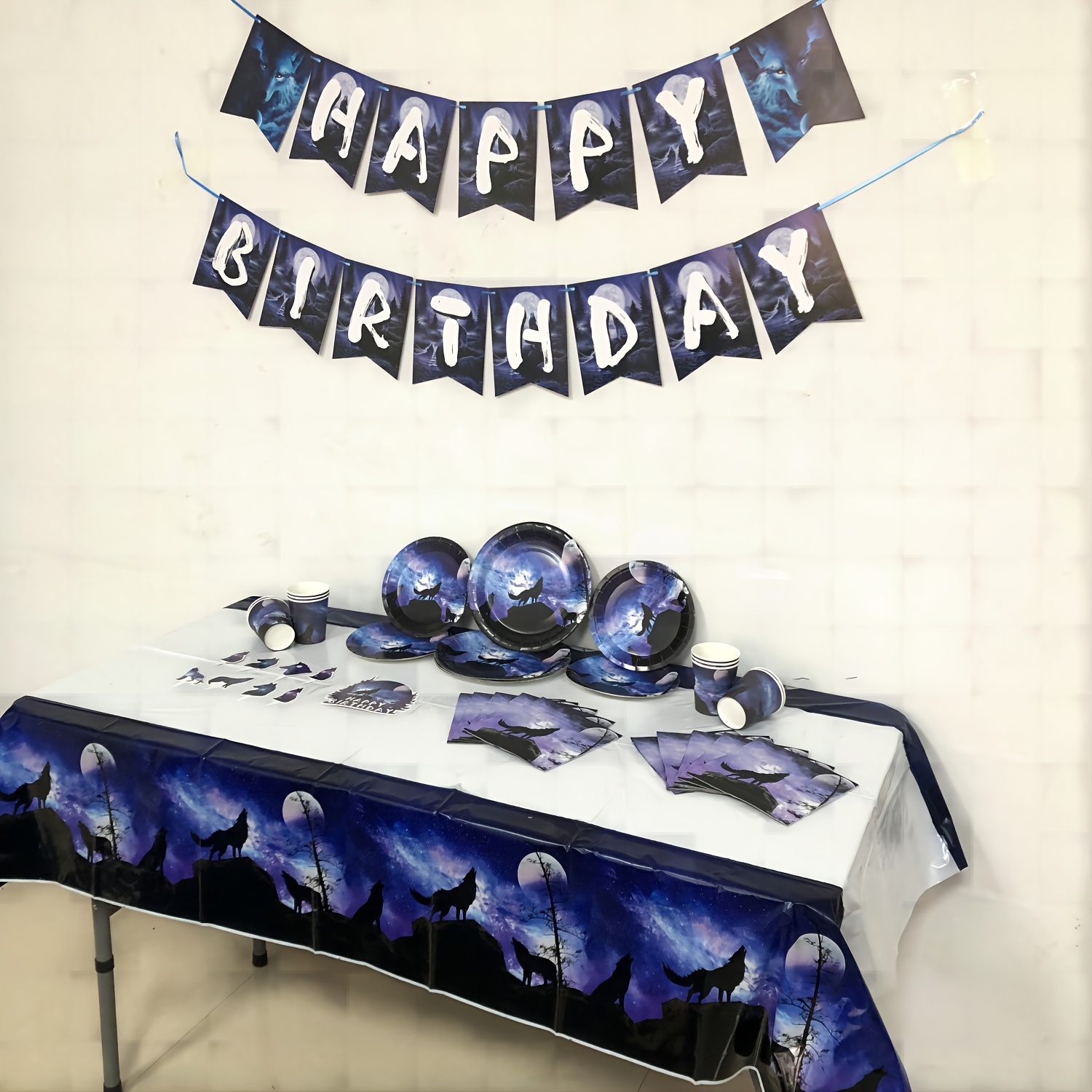  Platos de fiesta de feliz cumpleaños, 9 a 50 unidades, platos  de papel para fiesta de cumpleaños, para decoración de fiesta de cumpleaños  : Hogar y Cocina