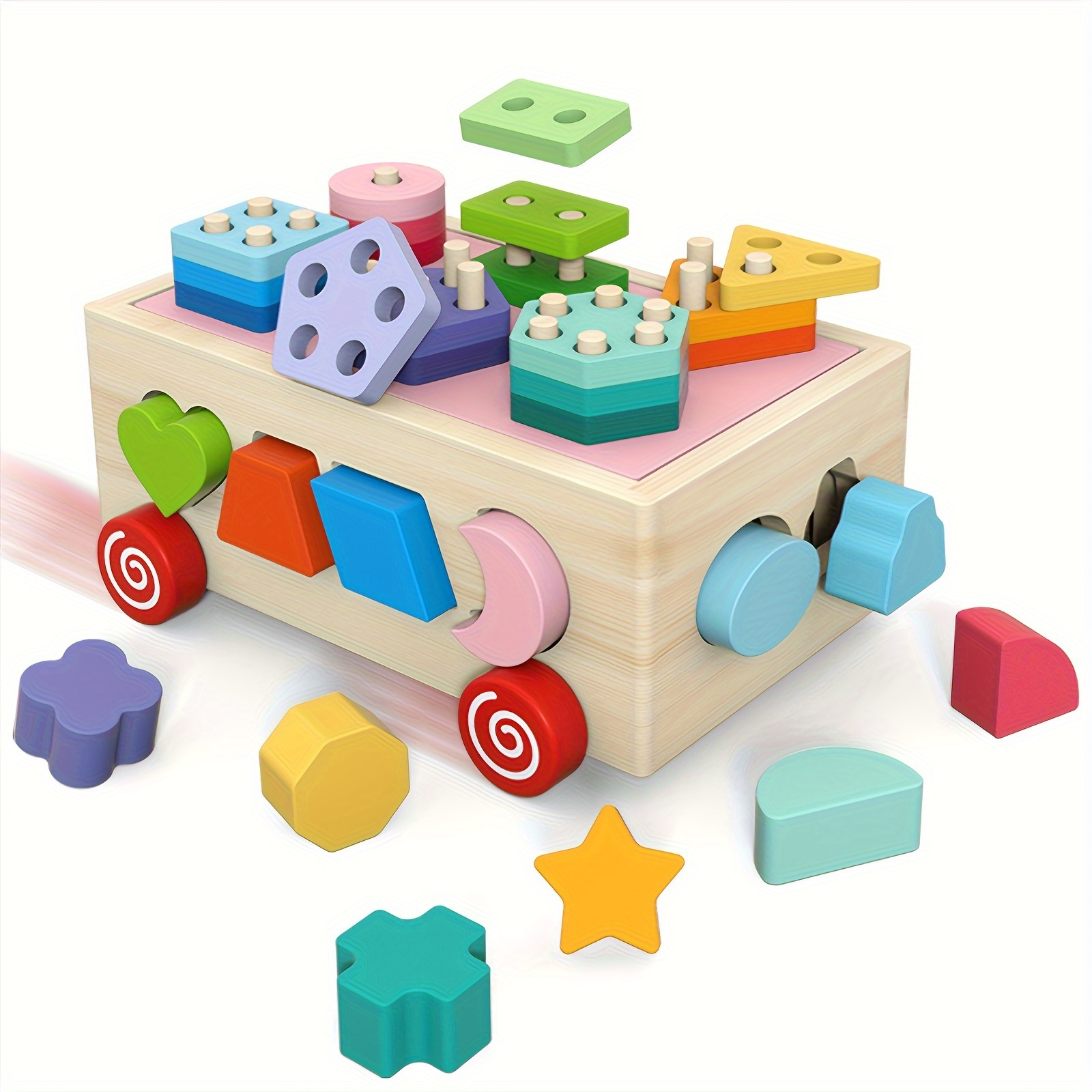 Children's Educational Toys Wooden Learning Box Educational Toys