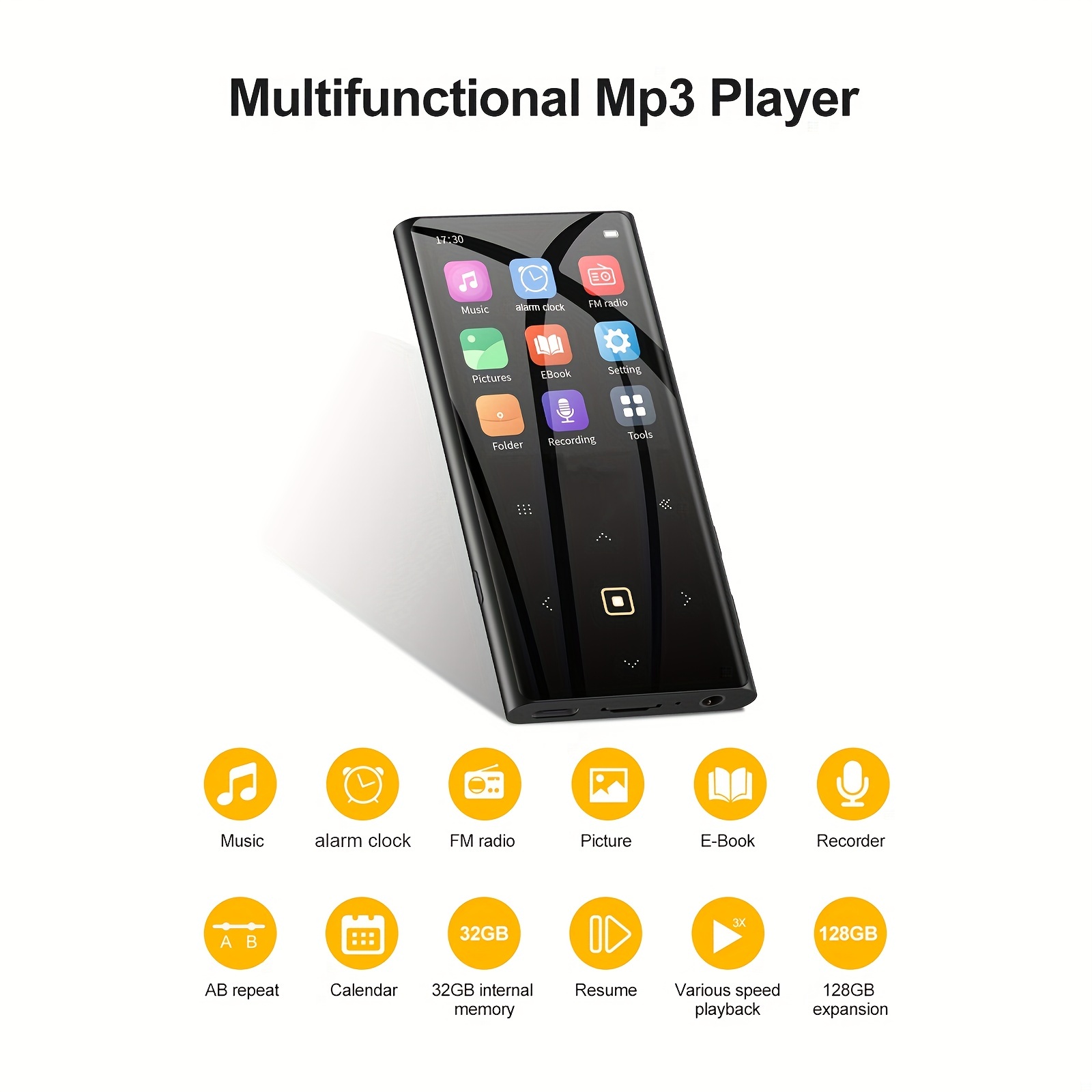 Portable Bluetooth MP3 Player with 2.4