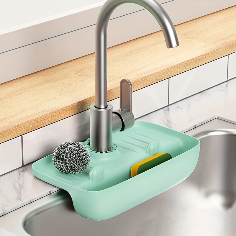 Silicone Sink Splash Guard For Kitchen Sink Splash Guard - Temu