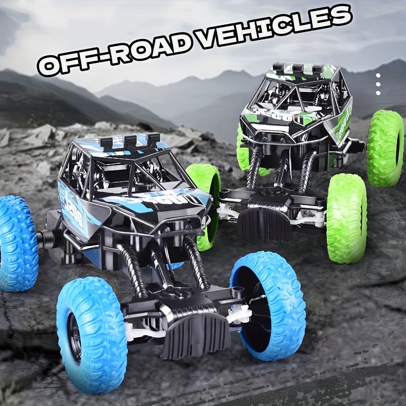 Carro De Brinquedo Com Controle Remoto 2.4G, RC Com Tração Nas Quatro Rodas  ATV 1:18 Modelo De Corrida De Carro Off-road Corrida Profissional De Metal  Dianteiro E Traseiro Código De Metal Eixo