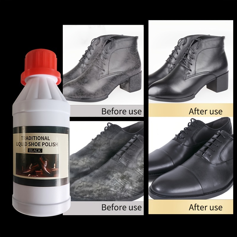 Liquid Leather Shoes, Black Leather Shoe, Leather Shoe Care