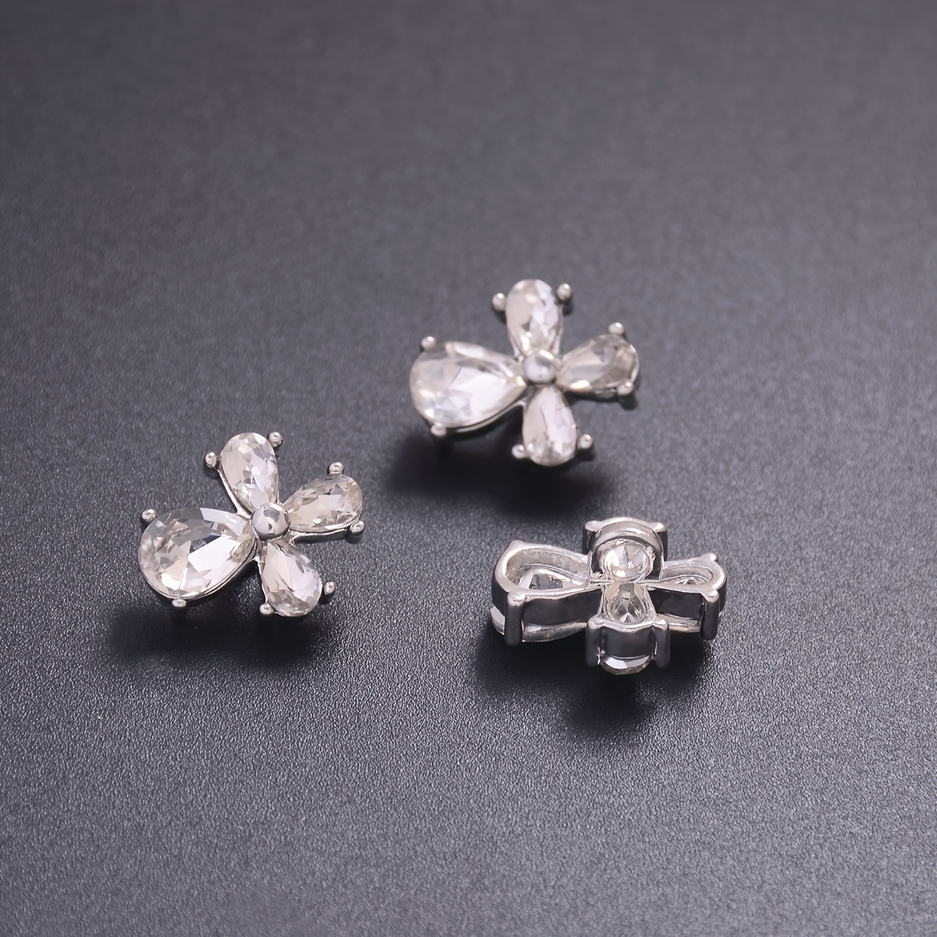 1pcs Glass Metal Buttons Diamond Rhinestone for Clothing Dress