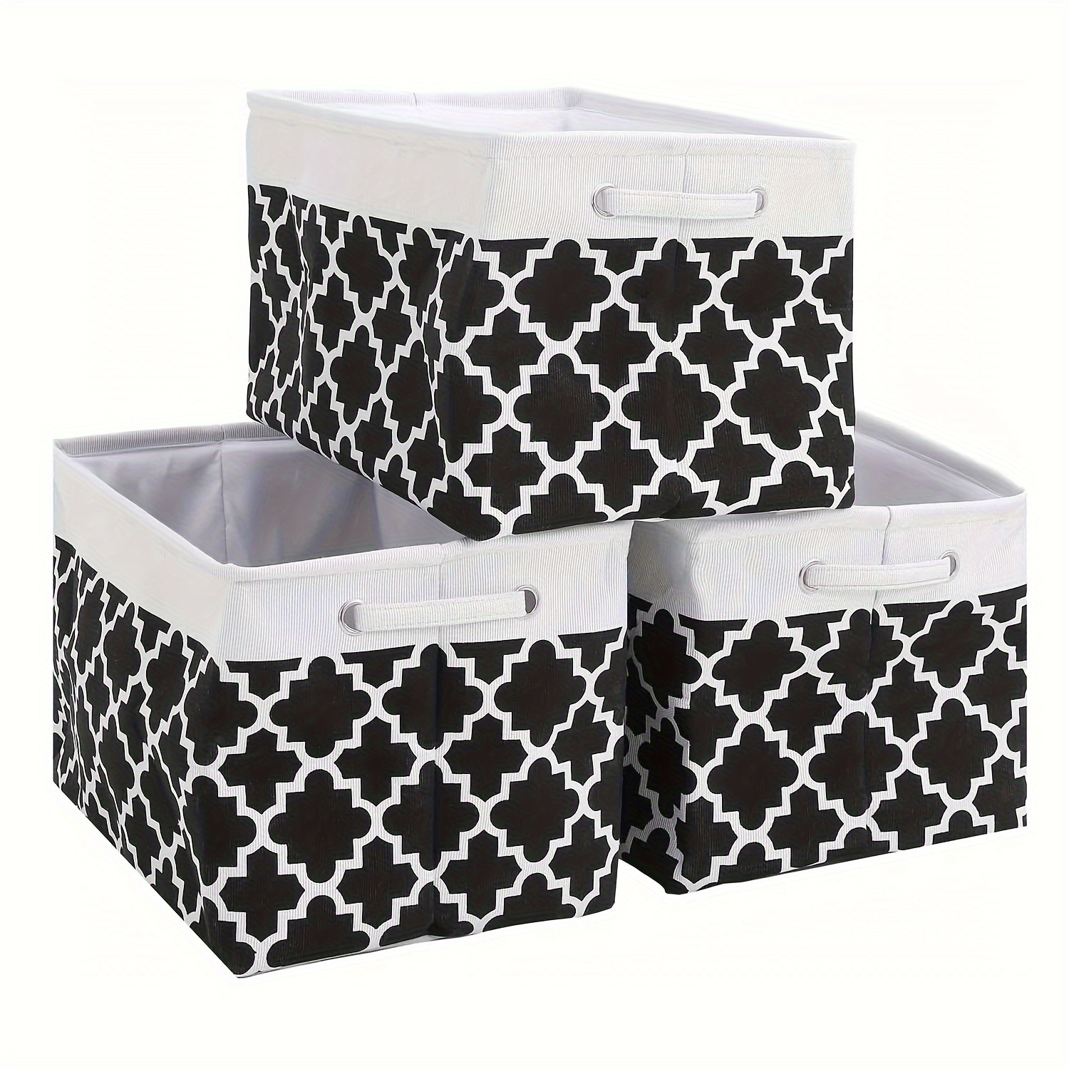 Large Storage Baskets, Fabric Storage Baskets For Organizing Nursery,  Closet Storage Baskets With Handles For Shelves Bedroom Accessories - Temu