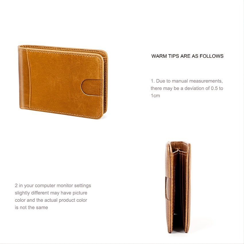 Binliroo Genuine Leather RFID Wallet - Real Man Leather