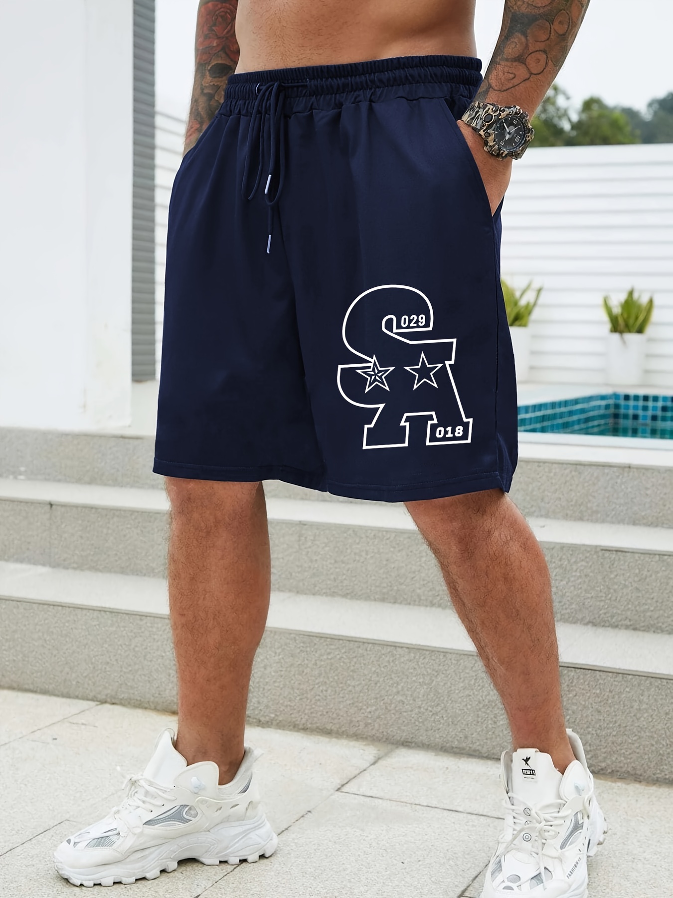 Men's Summer Beach Casual Fashion Shorts - Temu