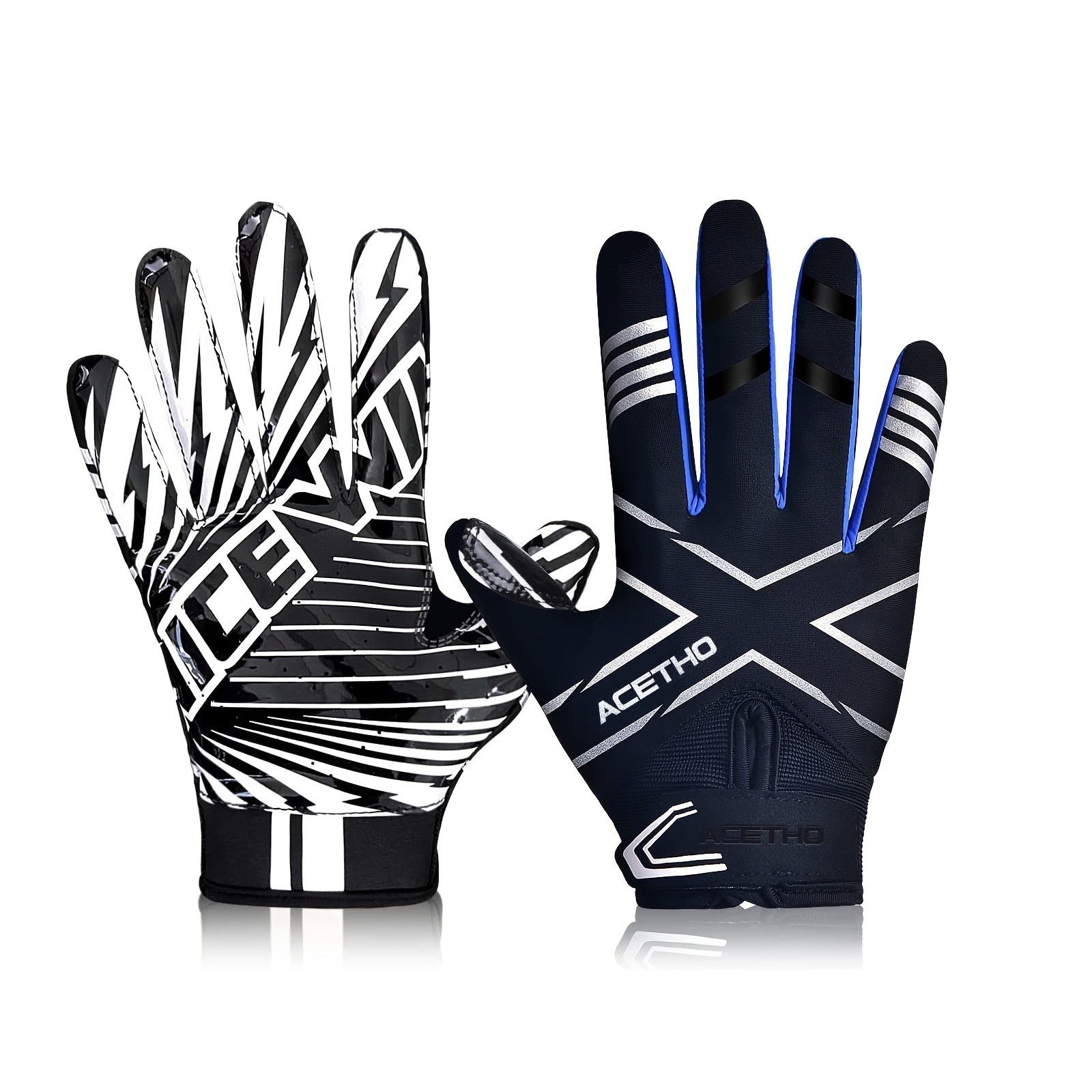 Professional Football Gloves: Non Slip, Breathable Protection For Receivers  - Temu