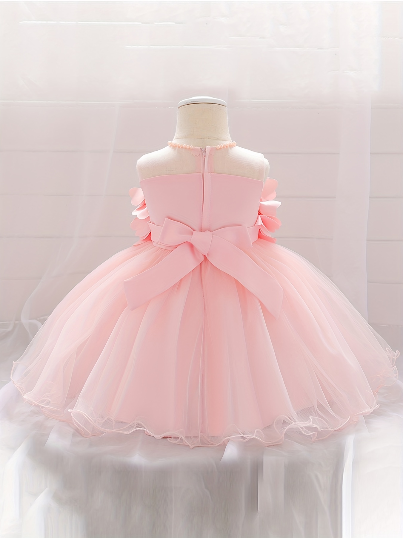 Pink princess clearance baptism dresses