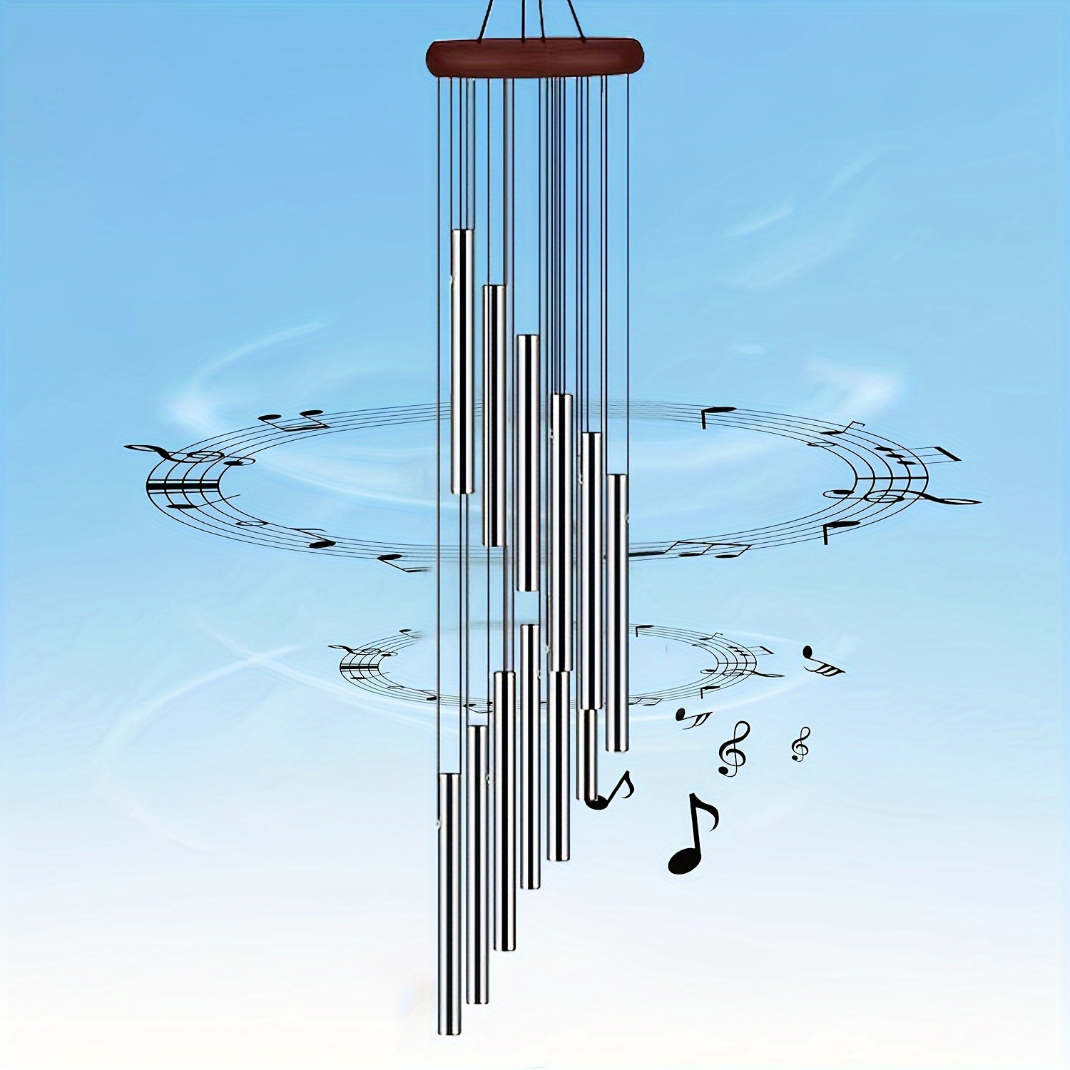 Aluminum Wind Chime Pipes Windchime String Metal Tubes - Temu