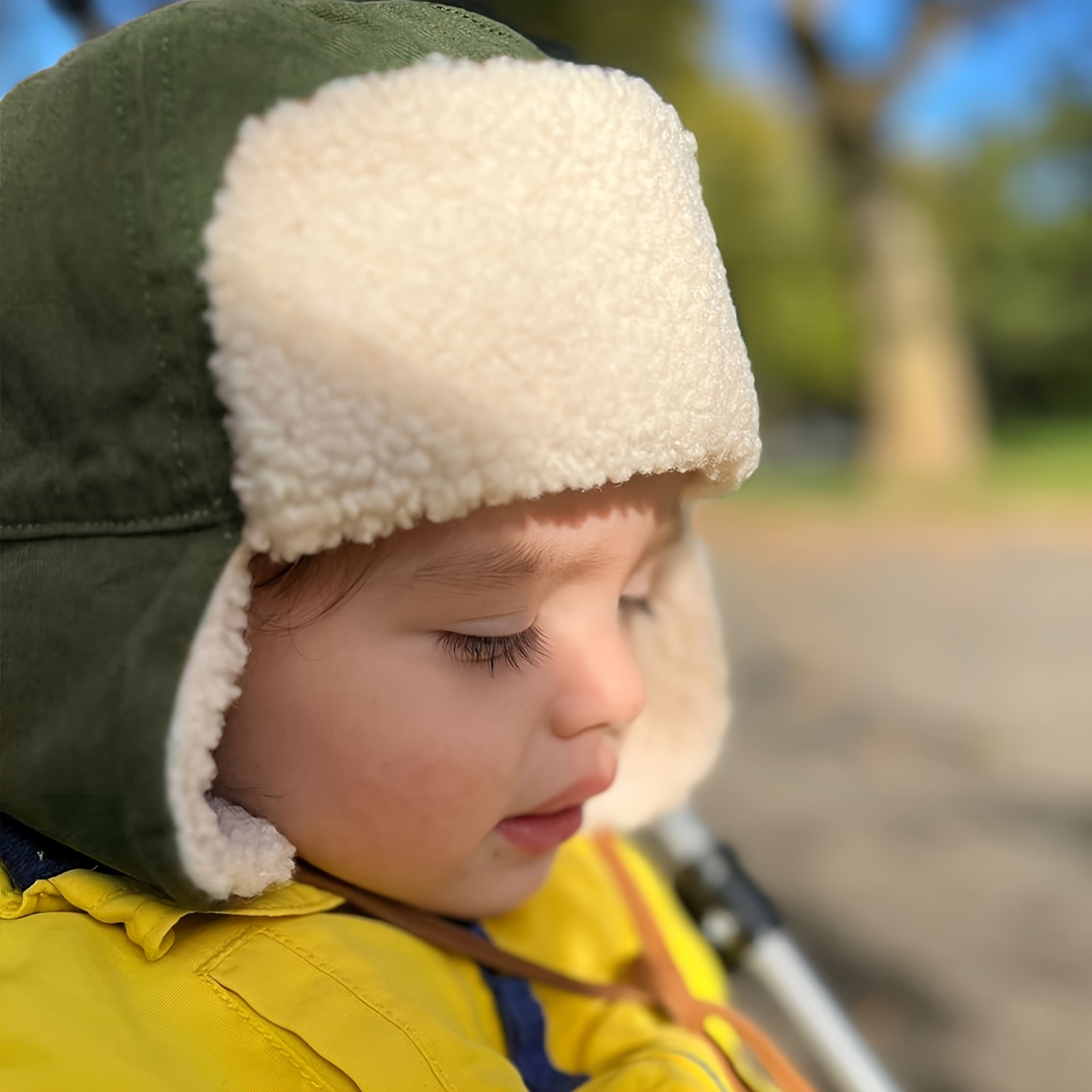Toddler Winter Beanie Fleece Lined Trapper Hat Ear Flaps - Temu