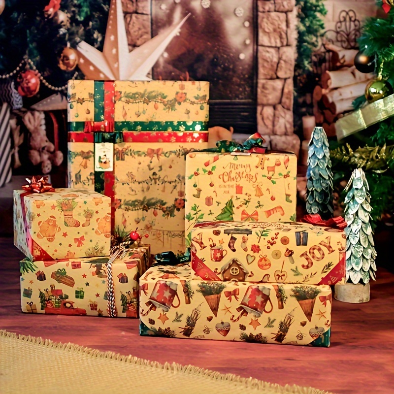 Christmas Wrapping Paper Wrapping Paper Gift Wrapping - Temu