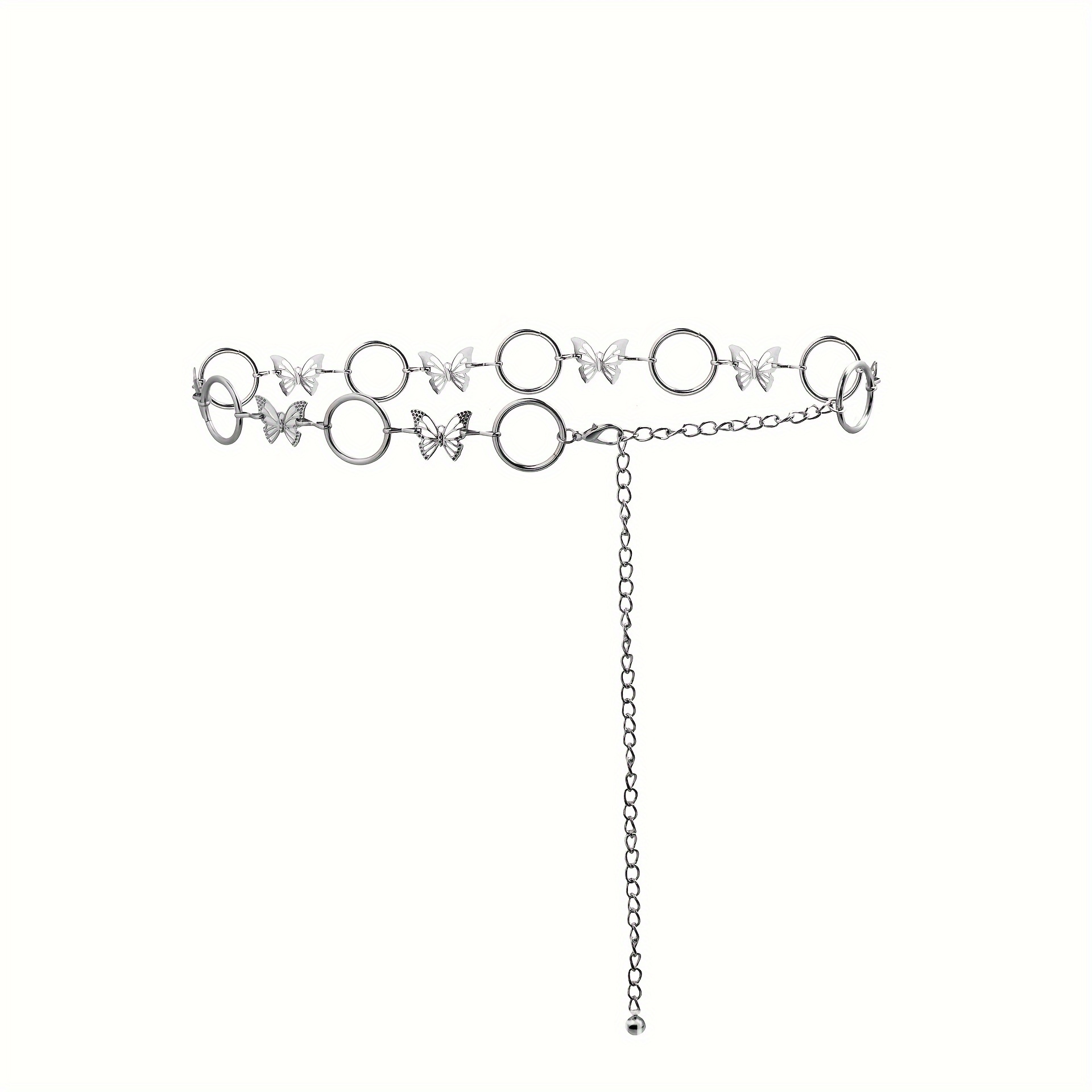 Silver Circle Chain Belt, Accessories