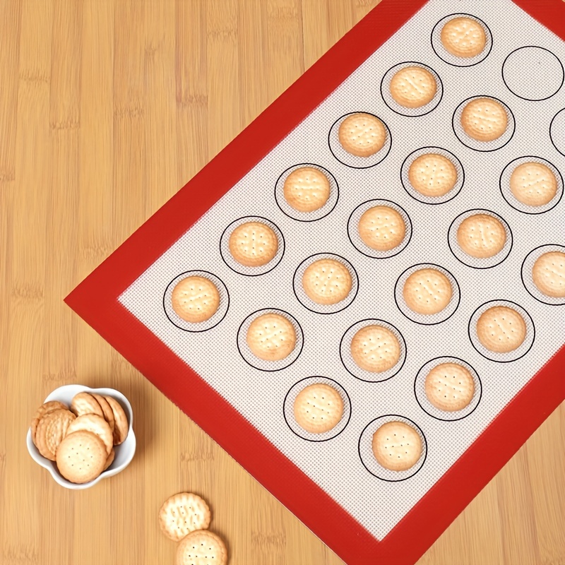 Silicone Macaron Baking Mat For Bake Pans Reusable - Temu
