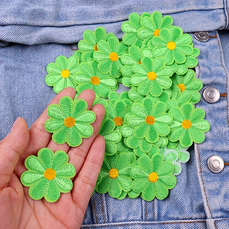 Vibrant Flower Iron on Patches For Clothes Diy Decorative - Temu