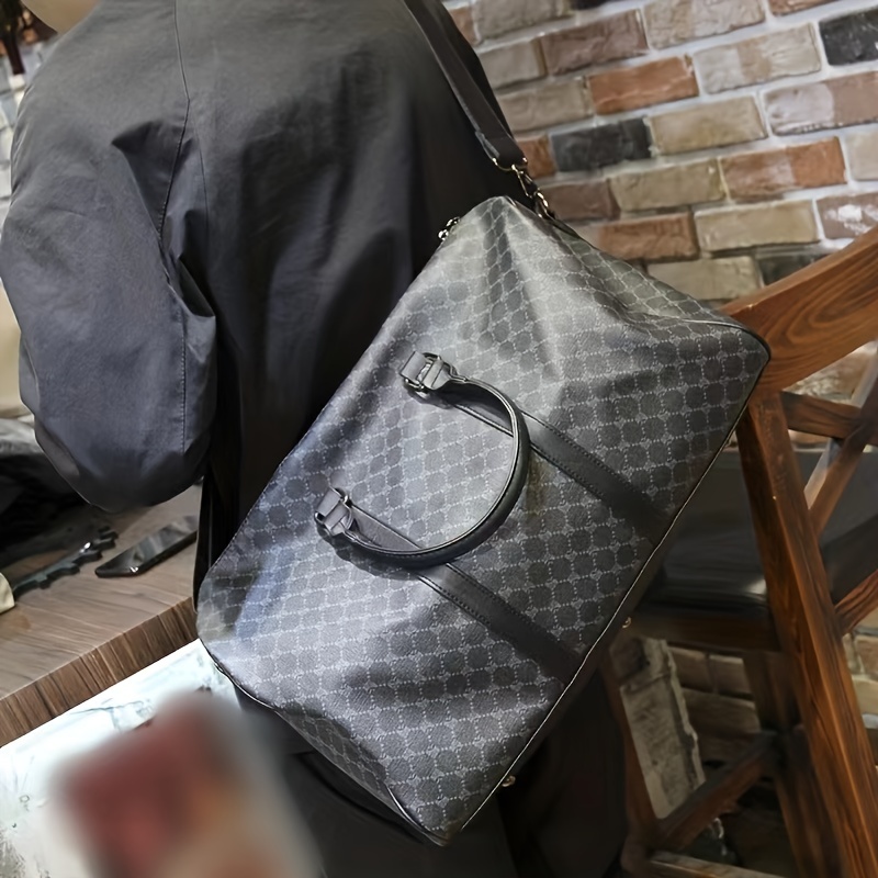 Men's Travel Duffle Bag, Large Capacity Portable Handbag Overnight Bag For  Men Women, Luggage Bag Waterproof Casual Men's Foldable Travel Bag