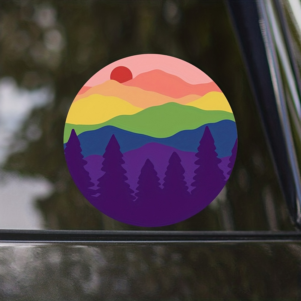  Dark Spark Decals Bisexual Therian Symbol LGBTQ+ - Calcomanía  de vinilo a todo color de 4 pulgadas para uso en interiores o exteriores,  automóviles, computadoras portátiles, decoración, ventanas y más :  Automotriz