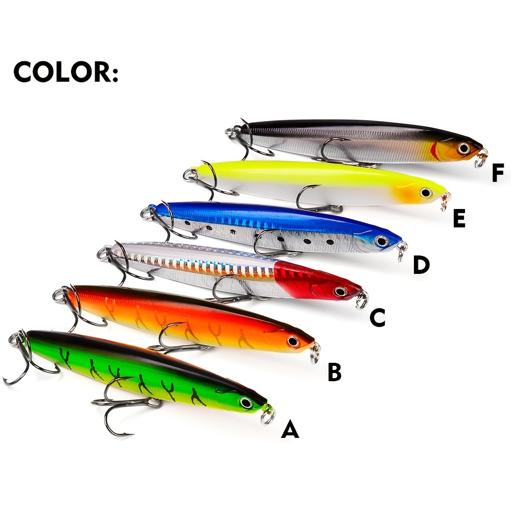 Proberos Pencil Sinking Fishing Lure Bass High Quality Tackle Lures Hard  Bait Lifelike Minnow Lure For Freshwater Saltwater 10 14 18 24g, Discounts  For Everyone