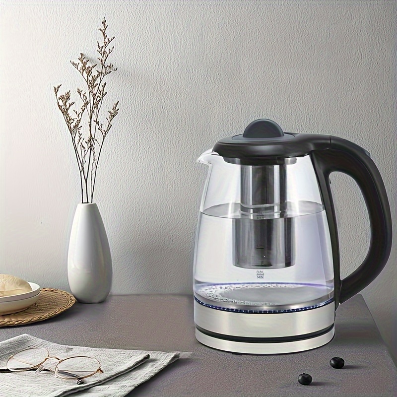 Us Plug 2.2-liter Kitchen Electric Glass Water Kettle,fast Boiling