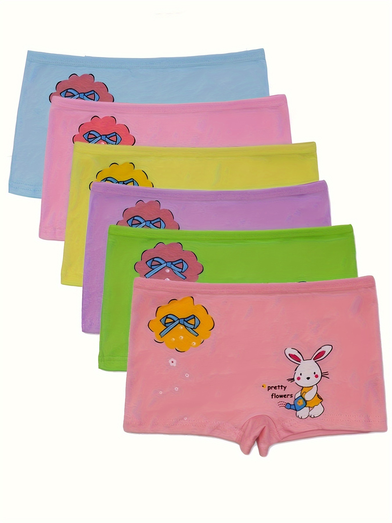 Girls Triangle Panties Cartoon Mouse Print Multiple Colors - Temu