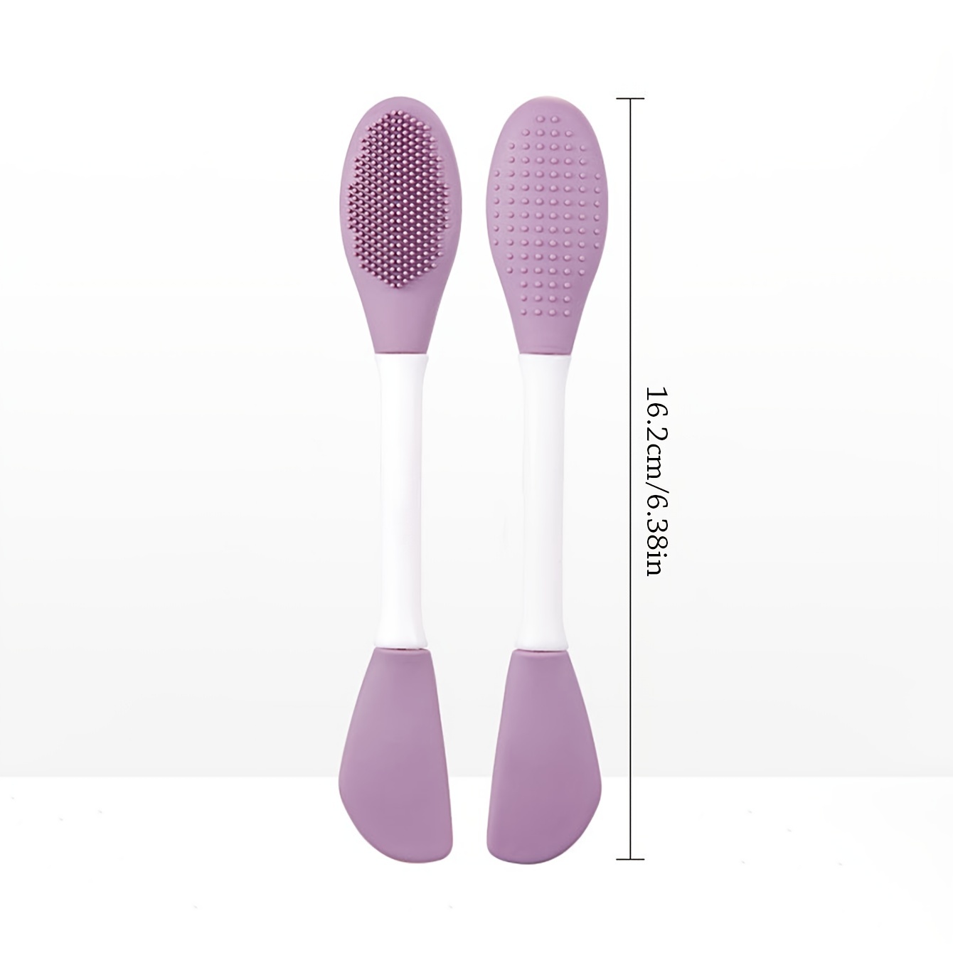 Silicone Face Mask & Cream Applicator Brush Tool, Face Spatula With Spoon  Scoop Dual Sided, Facial Brush For Home Spa Treatments, Sleeping - Temu