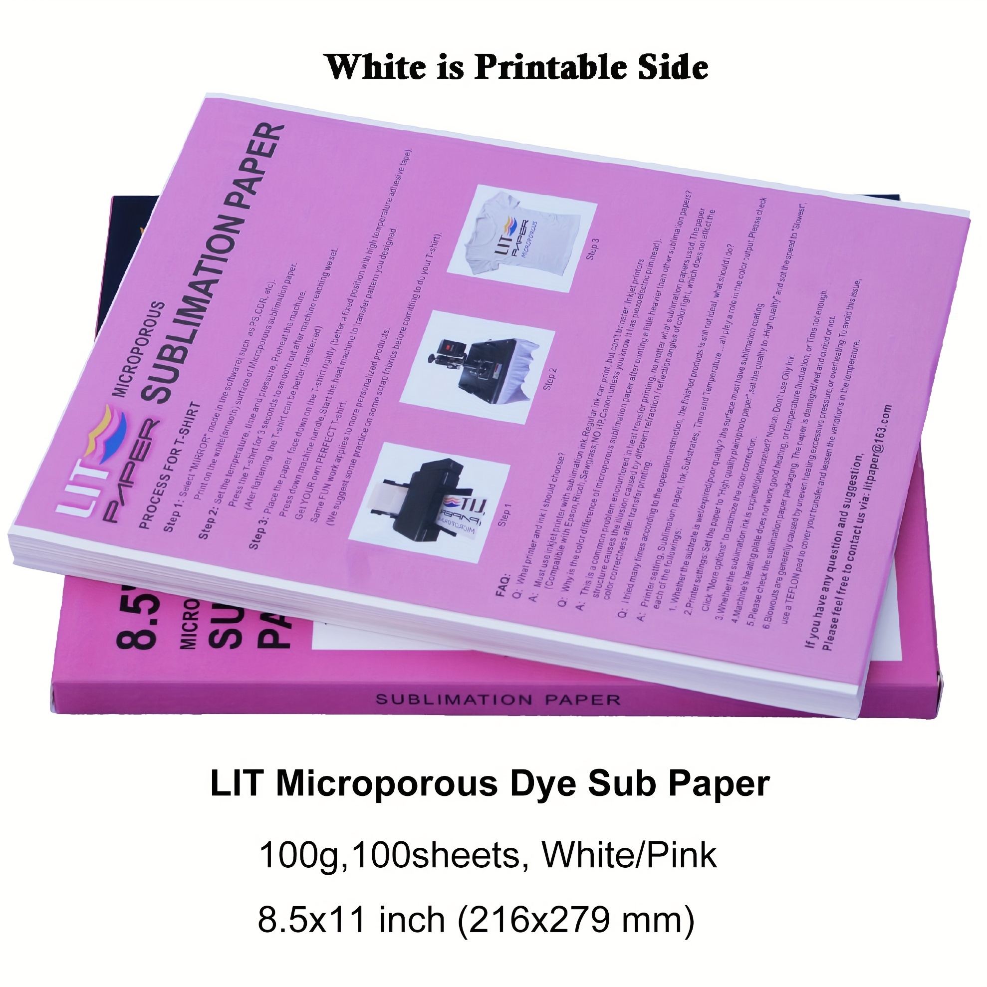 A4 A-SUB Sublimation Paper , 210x297mm, 100 Sheets, 100gsm